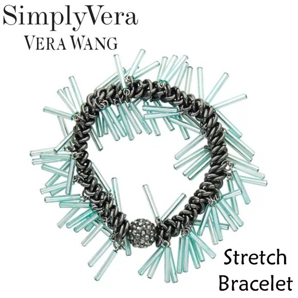 Simply Vera Vera Wang Jewelry - NWT Simply Vera Vera Wang Bugles Stretch Bracelet
